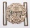 Hallmarked Silver Royal Navy Officers Waist Belt Clasp