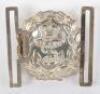 Hallmarked Silver Royal Navy Officers Waist Belt Clasp - 2