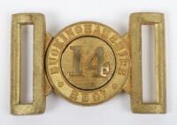 British 14th (Buckinghamshire) Regiment of Foot Other Ranks Waist Belt Clasp