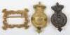 2x Brass Horse Martingale Badges - 2