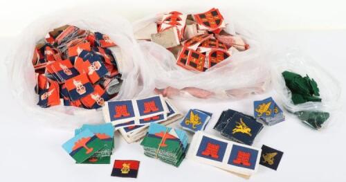 Large Quantity of British Cloth Formation Signs