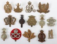 14x British Yeomanry Regiment Cap Badges