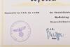 WW2 German Afrika Campaign Armband Award Citation - 2