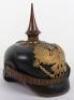 Imperial German Prussian Officers Pickelhaube for an Officer in One of the Hanoverian Infantry Regiments of the Prussian Army, Numbers 74th, 77th, 78th, 164th & 165th - 4