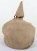 WW1 1915 Model Prussian Officers Pickelhaube with Original Trench Cover - 22