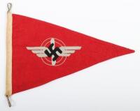 Rare Third Reich D.L.V (Deutscher Luftsportverband) Pennant