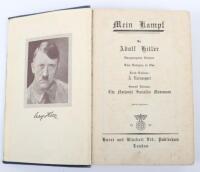 1939 Edition of Adolf Hitlers Mein Kampf in English