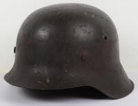 WW2 German M-42 Pattern Steel Combat Helmet