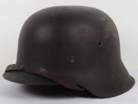 WW2 German M-42 Pattern Steel Combat Helmet