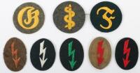 8x WW2 German Army Trade / Rank Insignia