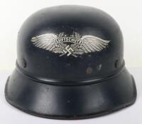 WW2 German Luftschutz Gladiator Pattern Helmet