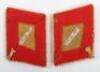 Pair of Collar Tabs of High Ranking SA Official - 2