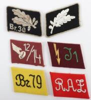 Grouping of German Collar Patches