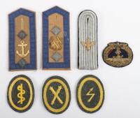 German Kriegsmarine Insignia Grouping