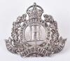 Hallmarked Silver Suffolk Regiment Officers Cap Badge