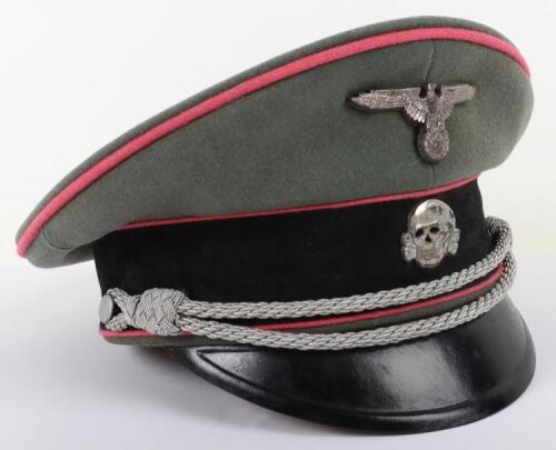 Panzer Commander Cap German Waffen-SS Panzer Officers Peaked Cap