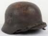 WW2 Axis Forces Hungarian Steel Combat Helmet - 2