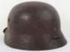 WW2 Axis Forces Hungarian Steel Combat Helmet - 4