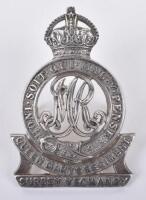 Sterling Silver Queen Mary’s Regiment Surrey Yeomanry Officers Cap Badge