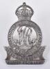 Sterling Silver Queen Mary’s Regiment Surrey Yeomanry Officers Cap Badge