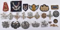 Selection of Various Regimental Badges and Insignia