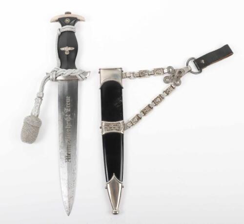 Third Reich SS Officers Chained Dress Dagger