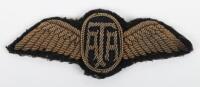 WW2 British Air Transport Auxiliary (A.T.A) Pilots Wing