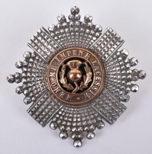 Fine 1917 Hallmarked Silver Scots Guards Officers Badge