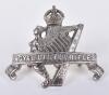 WW2 Royal Ulster Rifles Officers Sterling Silver Cap Badge