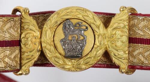 British Victorian Officers Waist Belt