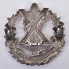 Hallmarked Silver Cameron Highlanders Officers Glengarry Badge - 2