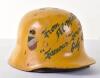 Austrian Transitional American 4th Infantry Division “War Art” Steel Helmet - 3
