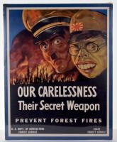 WW2 US Information Poster “Our Carelessness Their Secret Weapon”