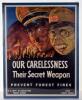 WW2 US Information Poster “Our Carelessness Their Secret Weapon”