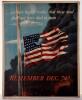 WW2 American Office of War Information Poster “Remember Dec. 7th !”