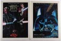 Two Framed Star Wars Original signed posters