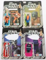 Four Palitoy Opened Vintage Star Wars 20 back cards