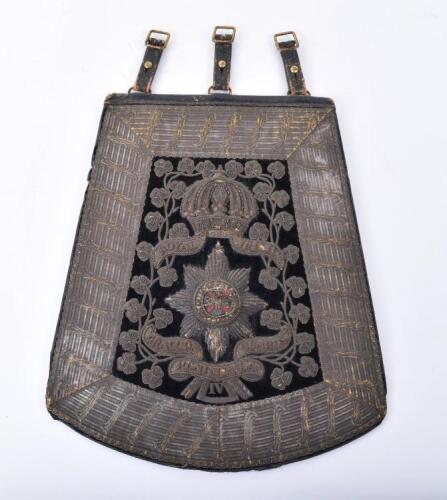 Rare 4th Royal Irish Dragoon Guards Officers Full Dress Sabretache 1830-52