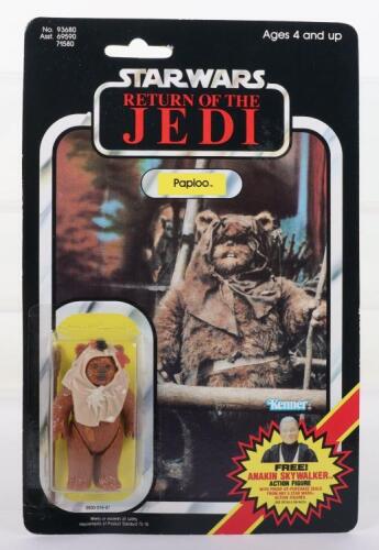 Kenner Star Wars Return of The Jedi Paploo Vintage Original Carded Figure