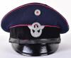 Third Reich Fire Police Officials Peaked Cap