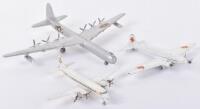 Three Diecast Aeroplane Models