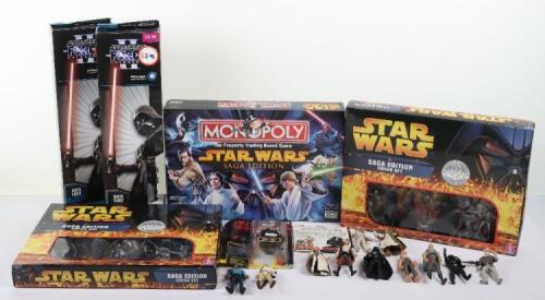 Two Star Wars Saga Edition Chess Sets