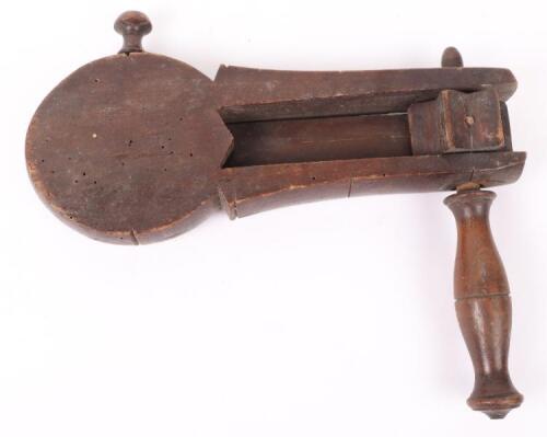 Two Beech Wooden early Victorian Police Rattle Alarms