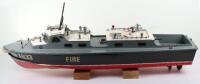 Model of a RAF Air Sea and Rescue Fire Launch boat