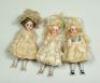 Group of six various miniature all-bisque dolls, German early 20th century, - 2