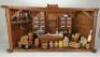 Early wooden General Store room set, German mid 19th century,