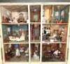 ‘Idaville’ a well-made three storey wooden Dolls House with original contents, made by Percy Platnauer circa 1912, - 2