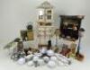 Dolls House kitchen cabinet and Kitchenalia,