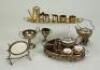 Miniature hallmarked Dolls House silver, late 19th early 20th century,