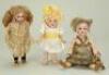 Miniature Simon & Halbig bisque head doll, German circa 1910,